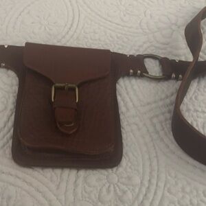 Brown Leather Men's Bag